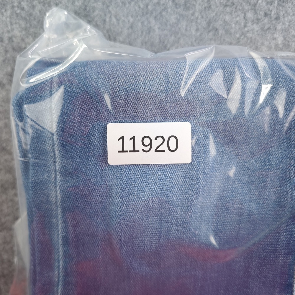 Kancan Jeans‎ 9/28 Flare Blue Denim Stretch High Rise Light Wash Released Hem - Picture 11 of 11